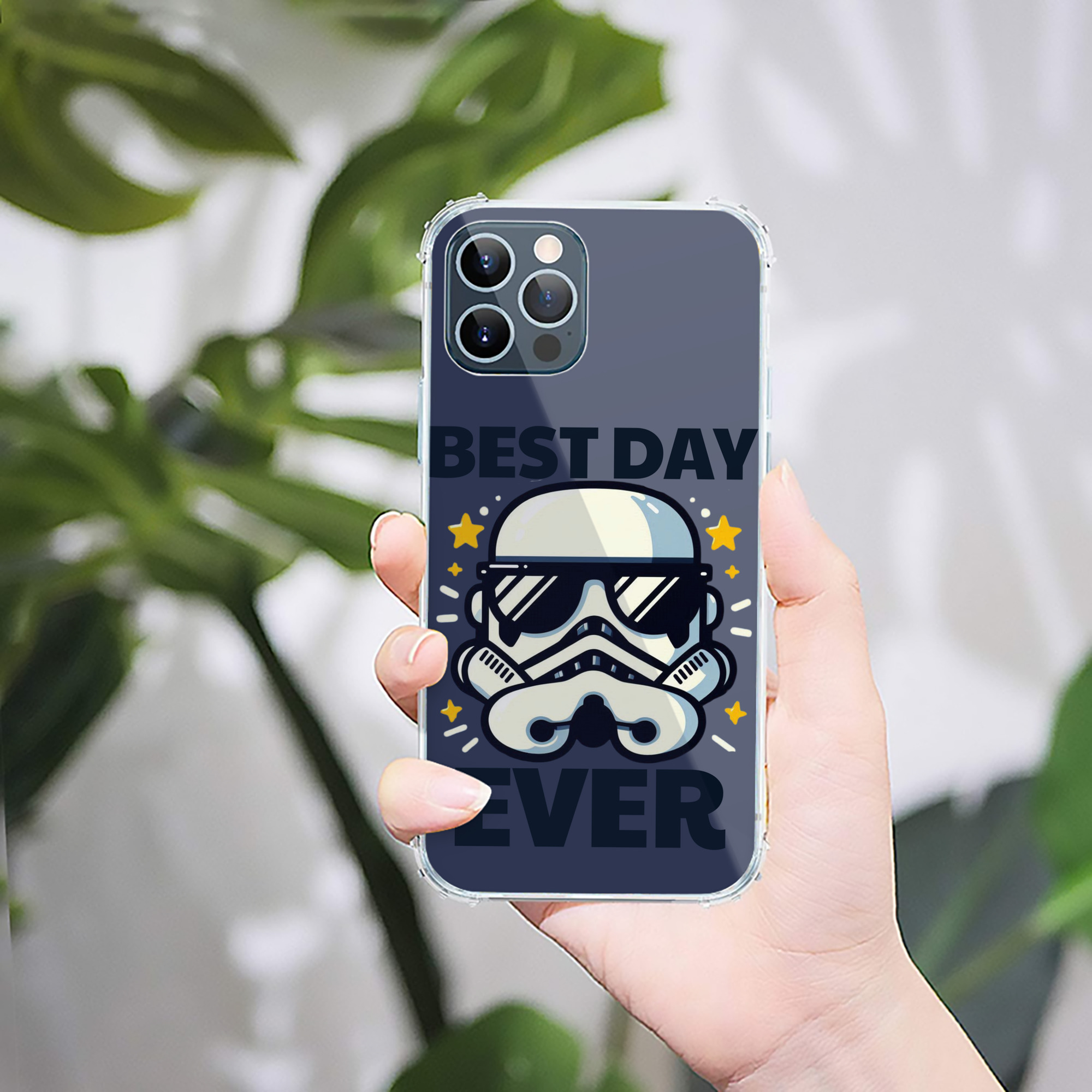 （画像用） スター・ウォーズ Star Wars 【iPhone 12シリーズ対応】透明スマホケース（クリアソフトケース）